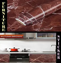 Kitchen Backsplash Wallpaper Peel and Stick Aluminum Foil Contact Paper Self Adhesive Oil-Proof Heat Resistant Wall Sticker for Countertop Drawer Liner Shelf Liner POF:2-thumb1