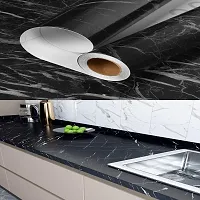 Kitchen Backsplash Wallpaper Peel and Stick Aluminum Foil Contact Paper Self Adhesive Oil-Proof Heat Resistant Wall Sticker for Countertop Drawer Liner Shelf Liner POF:2-thumb3