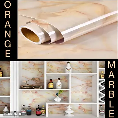 Kitchen cabinets Marble Wallpaper Oil Proof Waterproof Floor Tiles Stickers Waterproof Wall Paper for Home and Kitchen Decor POF:2-thumb2