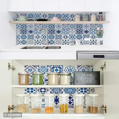 Kitchen Backsplash Wallpaper Peel and Stick Aluminum Foil Contact Paper Self Adhesive Oil-Proof Heat Resistant Wall Sticker for Countertop Drawer Liner Shelf Liner POF:2-thumb4