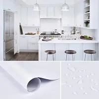 Kitchen Backsplash Wallpaper Peel and Stick Aluminum Foil Contact Paper Self Adhesive Oil-Proof Heat Resistant Wall Sticker for Countertop Drawer Liner Shelf Liner POF:2-thumb2