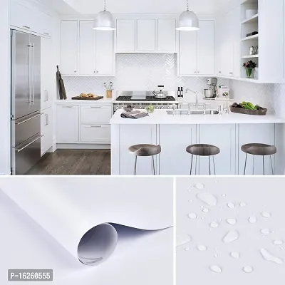 Kitchen Backsplash Wallpaper Peel and Stick Aluminum Foil Contact Paper Self Adhesive Oil-Proof Heat Resistant Wall Sticker for Countertop Drawer Liner Shelf Liner POF:2-thumb3