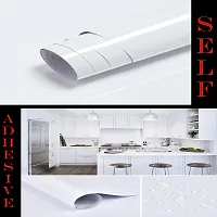 Kitchen cabinets Marble Wallpaper Oil Proof Waterproof Floor Tiles Stickers Waterproof Wall Paper for Home and Kitchen Decor POF:2-thumb1