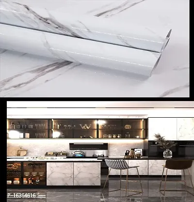 Kitchen Backsplash Wallpaper Peel and Stick Aluminum Foil Contact Paper Self Adhesive Oil-Proof Heat Resistant Wall Sticker for Countertop Drawer Liner Shelf Liner POF:2-thumb0