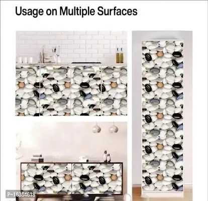 Kitchen Backsplash Wallpaper Peel and Stick Aluminum Foil Contact Paper Self Adhesive Oil-Proof Heat Resistant Wall Sticker for Countertop Drawer Liner Shelf Liner POF:2-thumb3