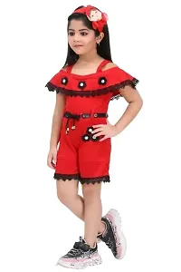 Cutiepie Fancy Girls Frocks  Dresses_Red-thumb2
