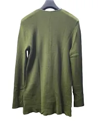 Chevron Print Green Jacket-thumb2