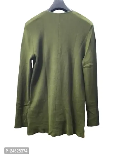 Chevron Print Green Jacket-thumb3