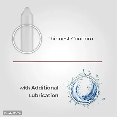 Skore Nothing Thinnest Condoms | Chocolate Flavored With Disposal Pouches | Pack of 1 | 10's each-thumb3