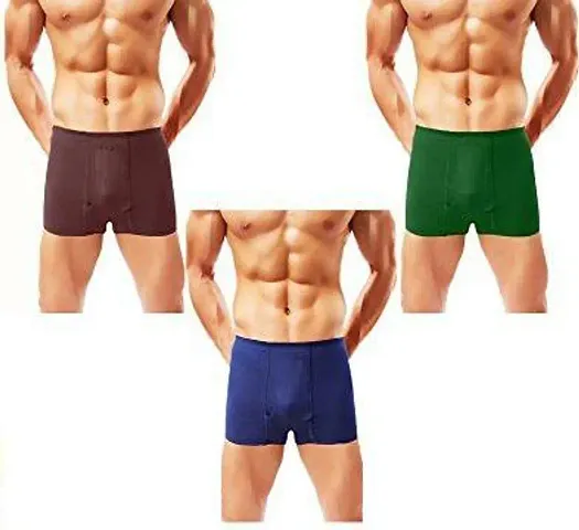 Solid Trunk For Men's - Pack Of 3