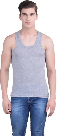 Men's Solid Cotton Basic Vest