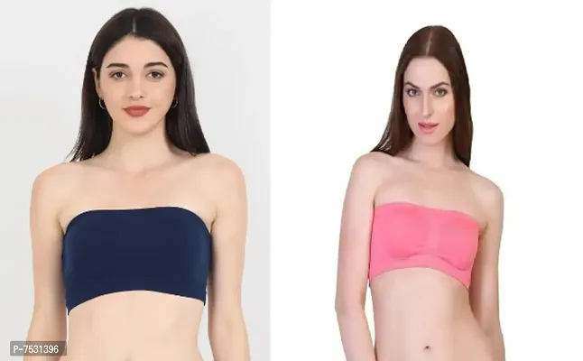 Tube Bra For Womens - Pack Of 2