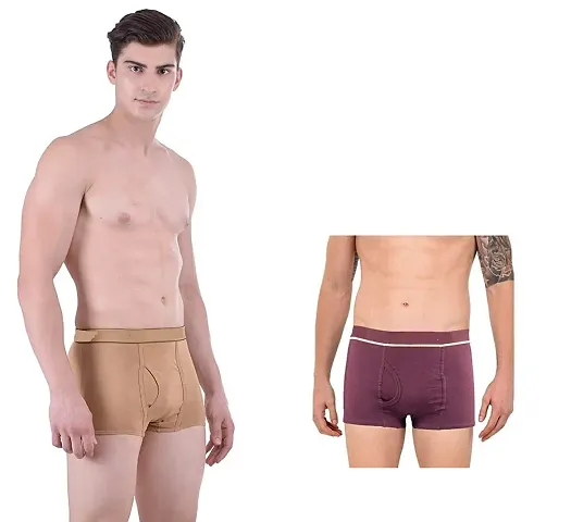 Comfortable Cotton Blend Trunks 