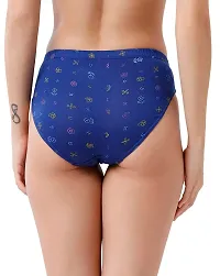 Classic Cotton Blend Printed Brief for Women, Pack of 5-thumb1