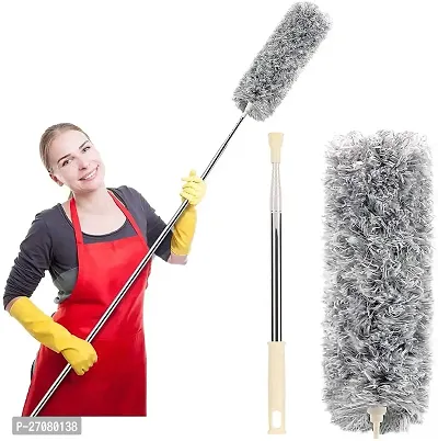 Microfiber Feather Duster Cleaning Mop with Extendable Long Rod Pack of 1-thumb0