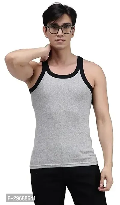 Classic Cotton Blend Vest for Men Pack of 3-thumb3