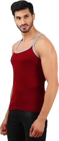 Classic Cotton Blend Vest for Men Pack of 3-thumb1