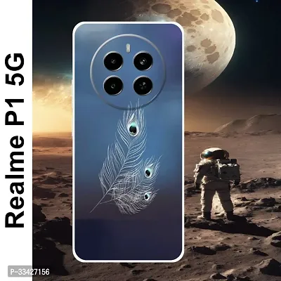 Stylish Multicoloured Silicone or Rubber Back Cover For Realme P1 5G-thumb0