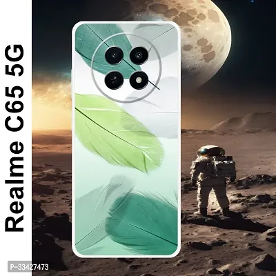 Stylish Multicoloured Silicone or Rubber Back Cover For Realme C65 5G-thumb0