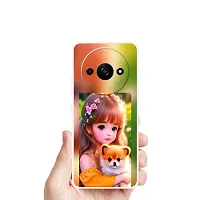 Stylish Multicoloured Silicone or Rubber Back Cover For Redmi A3 2024-thumb3