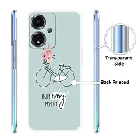 Stylish Silicone Rubber Printed Mobile Back Cover For Oppo A59 5G-thumb2