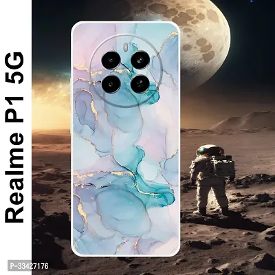 Stylish Multicoloured Silicone or Rubber Back Cover For Realme P1 5G-thumb0