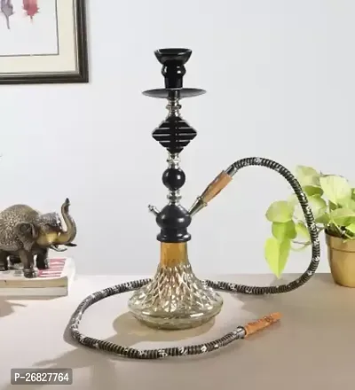 Metal Body Water Bowl With Flexible Hose Pipe Hookah-thumb0