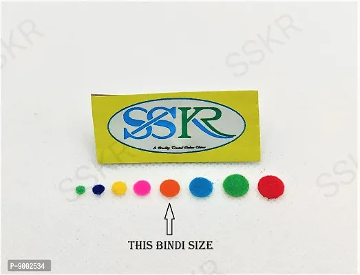 SSKR Multicolor Bindi for Women - Pack of 12 Boxes | Size-thumb3