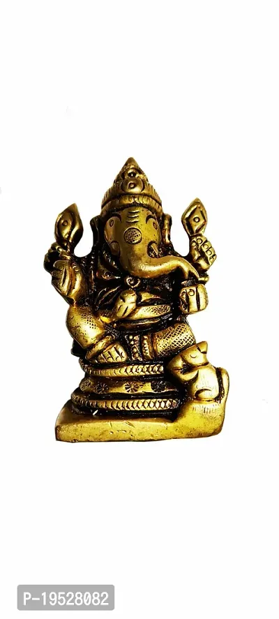 Ganesh Idol | Brass Idol for small Pooja room