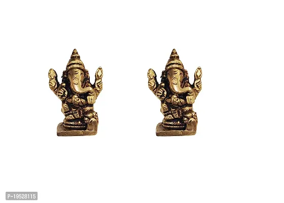 Small Ganesha Sitting Idol-thumb0