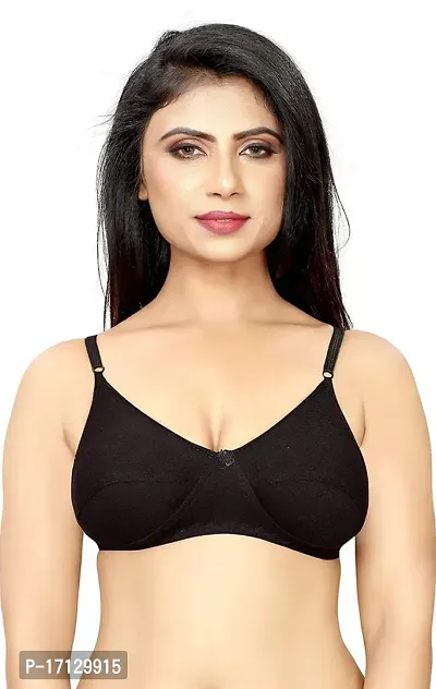 Stylish Multicoloured  Solid Bras For Women Pack Of 6-thumb2