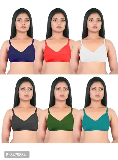 Women Non Padded Everyday Bra Pack Of 6