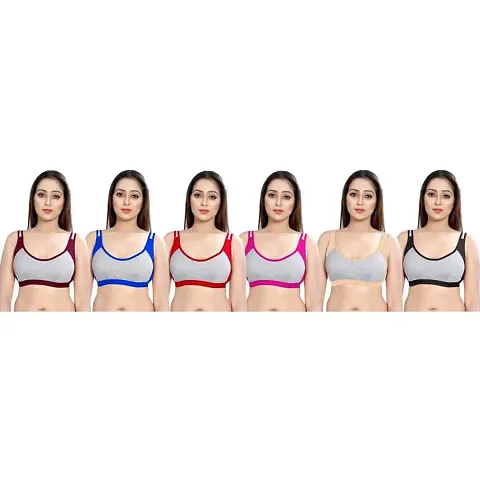 Women And Girls Sports Bra Pack Of