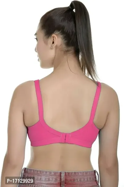 Stylish Multicoloured  Solid Bras For Women Pack Of 6-thumb4