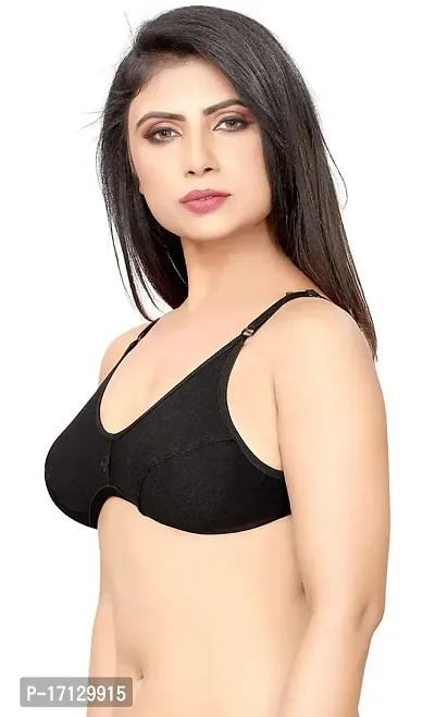 Stylish Multicoloured  Solid Bras For Women Pack Of 6-thumb3