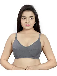 Stylish Multicoloured  Solid Bras For Women Pack Of 6-thumb1