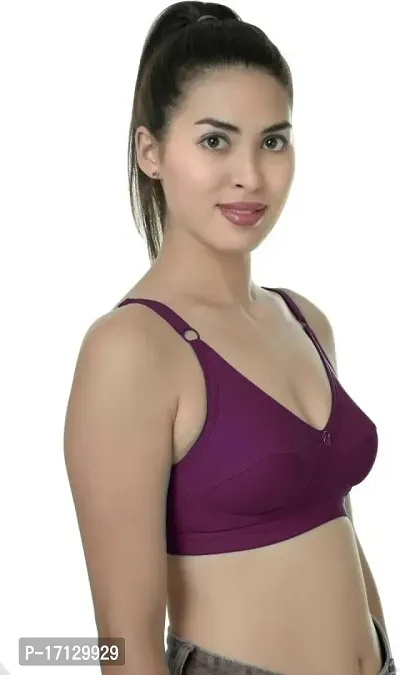 Stylish Multicoloured  Solid Bras For Women Pack Of 6-thumb2