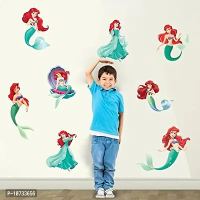 Sticker Studio Water Fairy Wall Sticker & Decal (PVC Vinyl,Surface Covering Area - 86 x 58 cm)