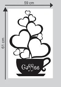 Wall Sticker (Coffe cup2,Surface Covering Area - 60 x 38 cm)-thumb1