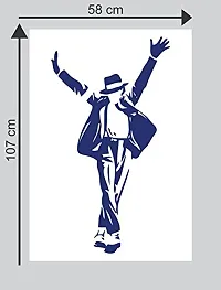 Sticker Studio Michael Jackson Full Wall Sticker (PVC Vinyl,58 cm X 106 cm)-thumb1