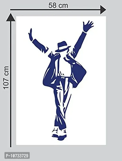 Sticker Studio Michael Jackson Full Wall Sticker (PVC Vinyl,58 cm X 106 cm)-thumb2