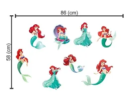 Sticker Studio Water Fairy Wall Sticker & Decal (PVC Vinyl,Surface Covering Area - 86 x 58 cm)-thumb1