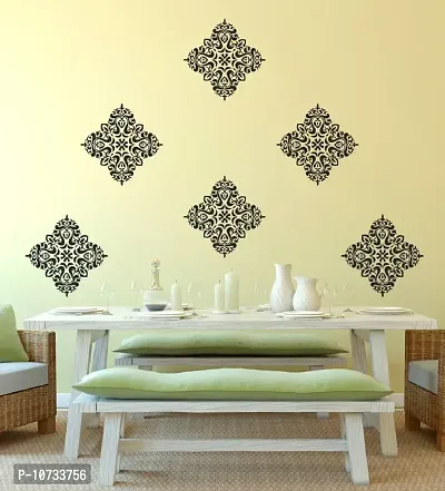 Wall Sticker (Border Motif,Surface Covering Area - 180 x 180 cm) 6 Qty.-thumb0