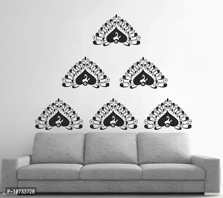 Wall Sticker (Mesmerising Motif,Surface Covering Area - 180 x 120 cm) 6 Qty.