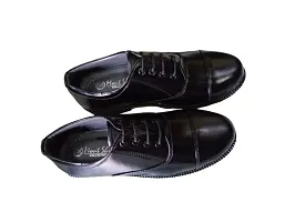 Stylish Black Synthetic  Formal Shoes For Men-thumb2