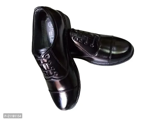 Stylish Black Synthetic  Formal Shoes For Men-thumb4