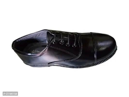 Stylish Black Synthetic  Formal Shoes For Men-thumb0