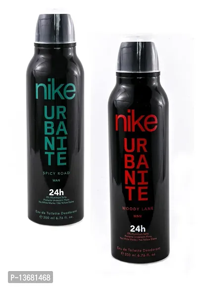 NIKE Urbanite SPICY ROAD/WOODY LANE Man Deodorant Pack Of 2 (200ML Each)-thumb0