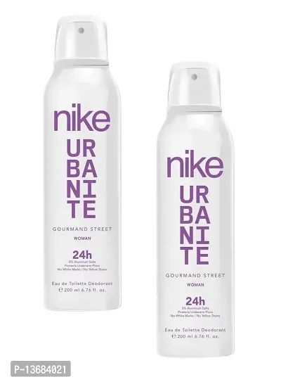 NIKE Urbanite Gourmand Street Woman Deodorant Pack Of 2 (200ML Each)-thumb0