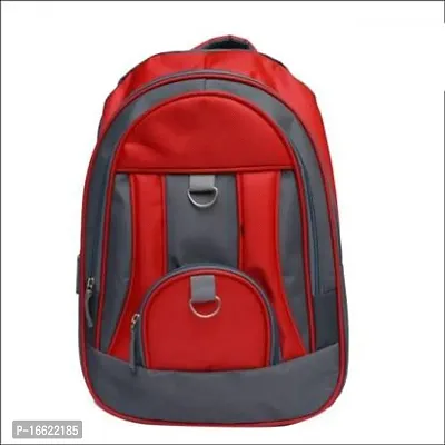 Designer Red Polyester Multipurpose Bags For Men